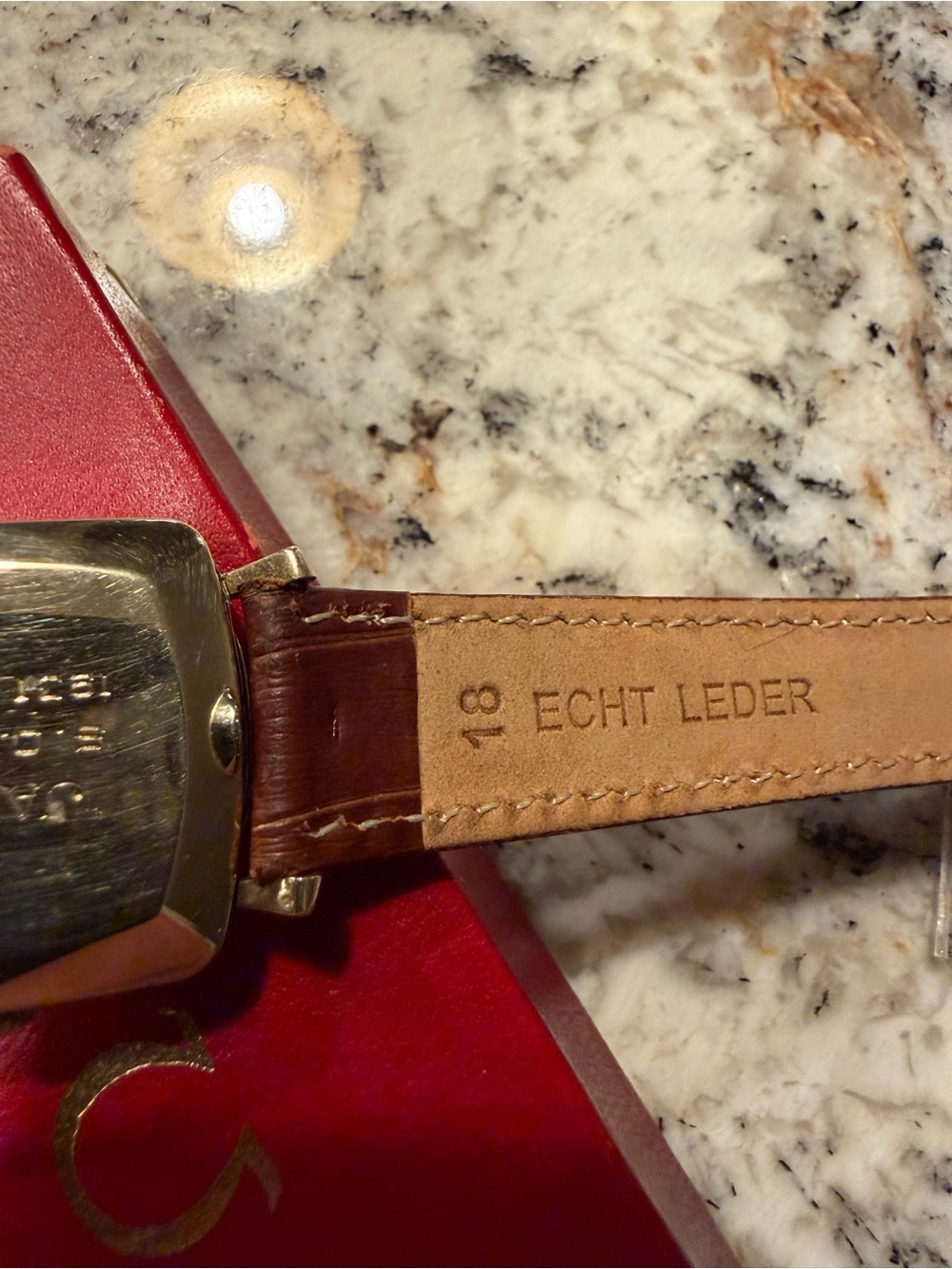 Omega Vintage 14k Gold-Filled 1958 Square Automatic Watch - Picture 10 of 12
